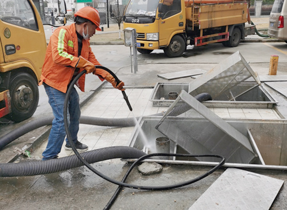 洞口隔油池清理