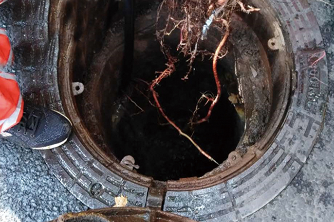 洞口管道预处理